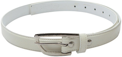 

Skyways Women Casual, Formal White Artificial Leather Belt, Wht-01
