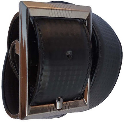 

AmahapGlamourDaze Men Formal Black Artificial Leather Belt