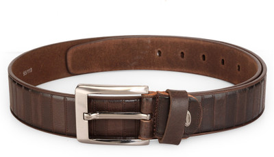 

Teakwood Men Beige Genuine Leather Belt