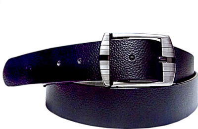 Manshkhino Men Formal Black Genuine Leather Belt available at flipkart for Rs.750