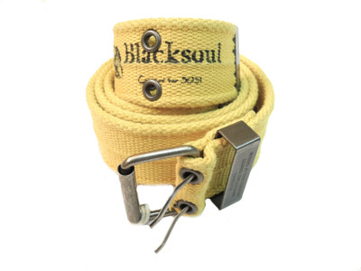 

Black Soul Men Casual Yellow Synthetic Belt, Mustard