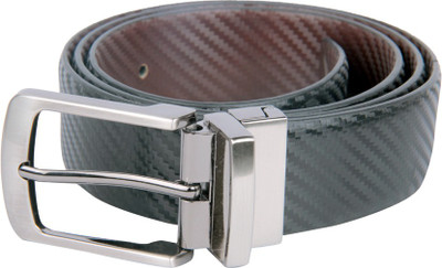 

Ekvi Men Formal Black Genuine Leather Reversible Belt