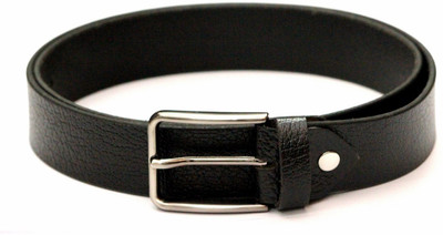 

Tops Men Black Genuine Leather Belt
