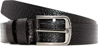

RAZA Men Casual Black Genuine Leather Belt