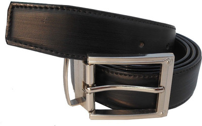 

B.S.Chadha Group Men Formal Black Artificial Leather Reversible Belt
