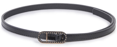 

Buckle Up Women Black Artificial Leather Belt