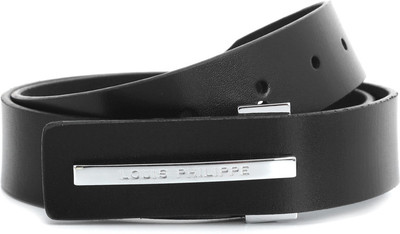 

Louis Philippe Men Black Metal Belt