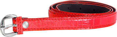 

palito Women Red Genuine Leather Belt