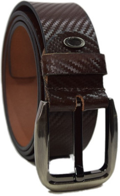 

Moochies Men Formal Brown Genuine Leather Belt