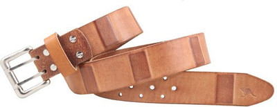 

Kangoo Men Casual Tan Genuine Leather Belt