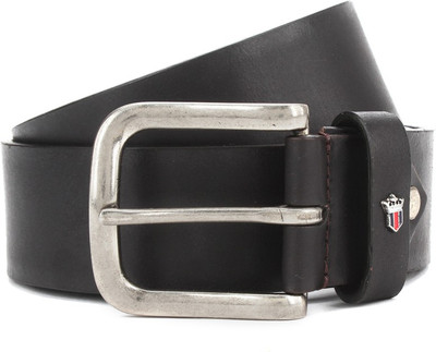 

Louis Philippe Men Black Genuine Leather Belt, Brown