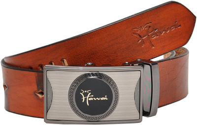 

Hawai Men Casual, Formal Brown Genuine Leather Belt