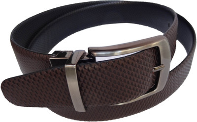 

eXcorio Men Semi-formal Brown Genuine Leather Belt