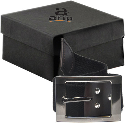 

AARIP Men Formal Black Canvas Belt