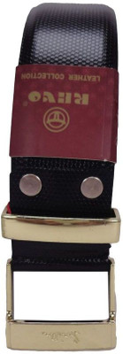 

Revo Men Formal Black Genuine Leather Belt