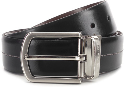 

Louis Philippe Men Black, Brown Genuine Leather Reversible Belt, Black and brown