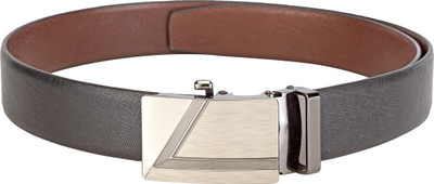 

Teakwood Men Formal Black Genuine Leather Belt