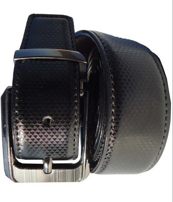 

AmahapGlamourDaze Men Formal Black Artificial Leather Belt