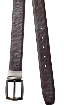 

Pacific Gold Men Formal Black Genuine Leather Reversible Belt, Black;brown