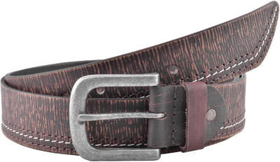 

Buckle Up Men Casual Brown Genuine Leather Belt