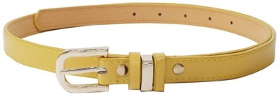 

Lino Perros Women Casual Yellow Artificial Leather Belt