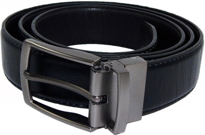 

Els Men Formal Black, Brown Synthetic Reversible Belt