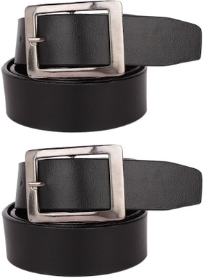 

Core Men Formal Black Artificial Leather Belt