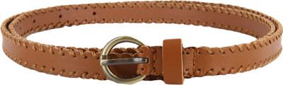 

Lino Perros Women Casual Brown Artificial Leather Belt, B004
