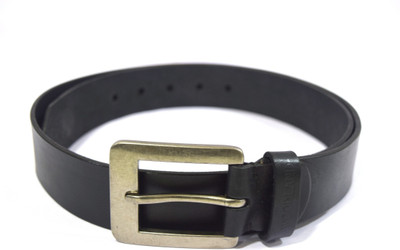 

Woodland Men Black Genuine Leather Belt