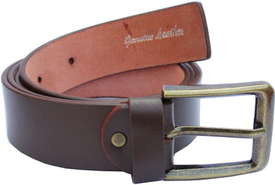 

Abrose Men Formal Brown Genuine Leather Belt