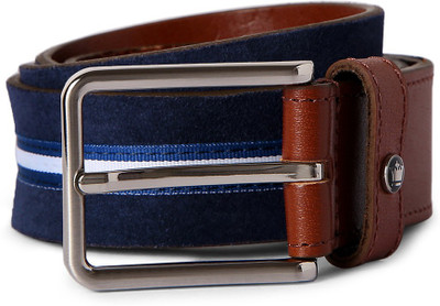 

Louis Philippe Men Blue Artificial Leather Belt