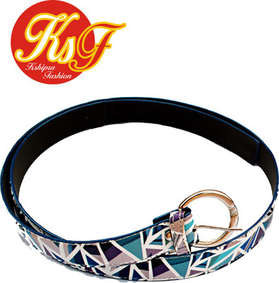 

Kshipra Fashion Girls Casual, Party, Formal, Evening Blue Artificial Leather Belt