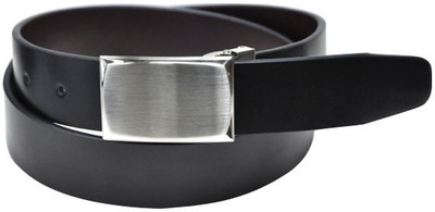 28% OFF on Orosilber Casual Black Genuine Leather Belt