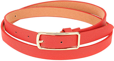 

Young & Forever Women Casual, Evening/Party, Formal, Semi-formal Red Artificial Leather Belt, Red leather