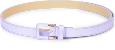 

Buckle Up Women Purple Artificial Leather Belt