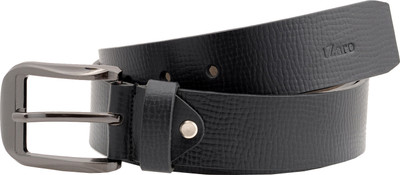 

tZaro Men Formal Black Metal, Genuine Leather Belt