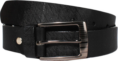 

Klaska Men Casual Black Genuine Leather Belt