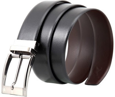 

Kangoo Men Casual, Formal Black, Brown Genuine Leather Reversible Belt