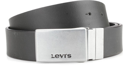 

Levi's Men Black Genuine Leather Belt