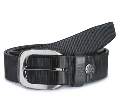 

Buckle Up Men Formal Black Genuine Leather Belt