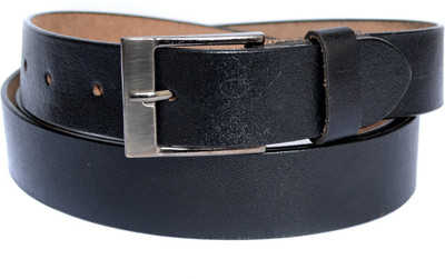 

WCL Men Casual Black Genuine Leather Belt, Black-52