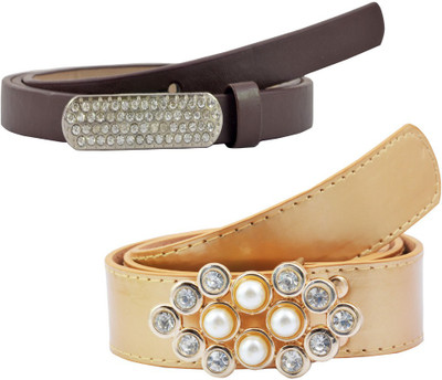 

Antiformal Women Casual, Party Multicolor Artificial Leather Belt