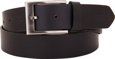 

Valbone Men Formal Black Genuine Leather Belt