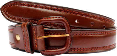 

Tops Men Casual Tan Genuine Leather Belt