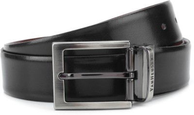 

Van Heusen Men Brown, Black Metal Reversible Belt, Black and brown