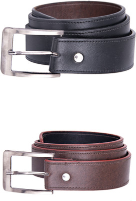 

Skyways Men Black, Brown Artificial Leather Belt