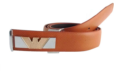 Mode Boys Tan Artificial Leather Belt