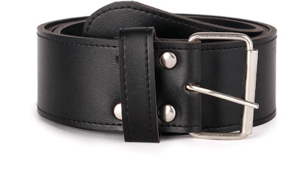 

XCCESS Men Black Fabric Reversible Belt