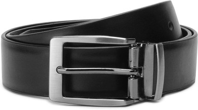 Hidedge Men Black Metal Belt