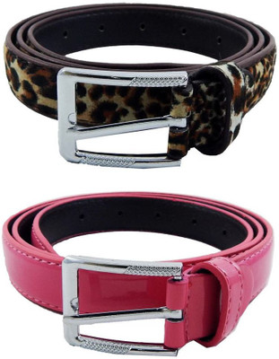

Els Women Formal, Casual Multicolor, Pink Synthetic Belt